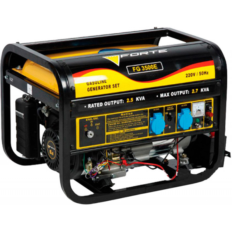 Бензиновий генератор Forte FG3500E