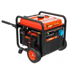 Генератор інверторний GENERGY CRETA RC, 7.5кВт, відкритий, колеса, електростартер (240016090)